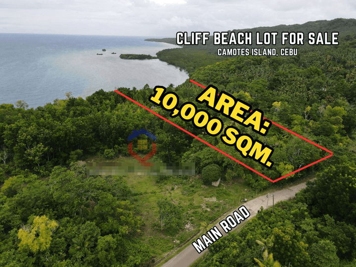 Beach Cliff Lot for Sale near Santiago Beach, Camotes Island, Cebu