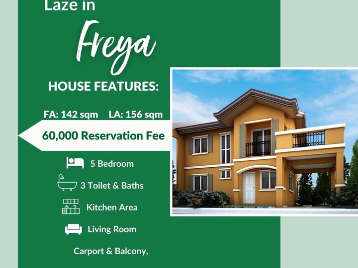 RFO-Freya Unit l House and Lot for sale in Camella Batangas