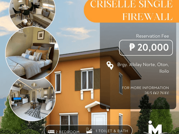 2-bedroom Criselle Single Detached House For Sale in Iloilo City