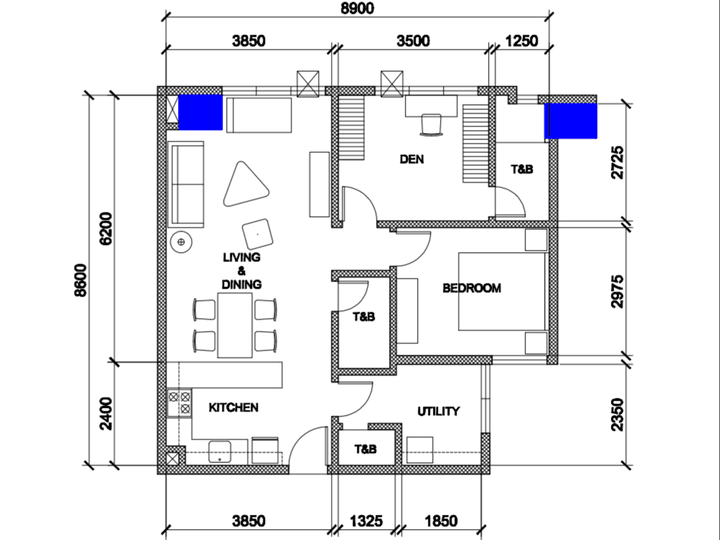 RUSH SALE/RENT 2BR+2Car Park with Utility Room; Open to Offers!