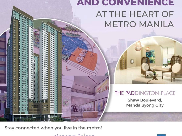 The Paddington Place 2bedroom for sale Ortigas Mandaluyong City