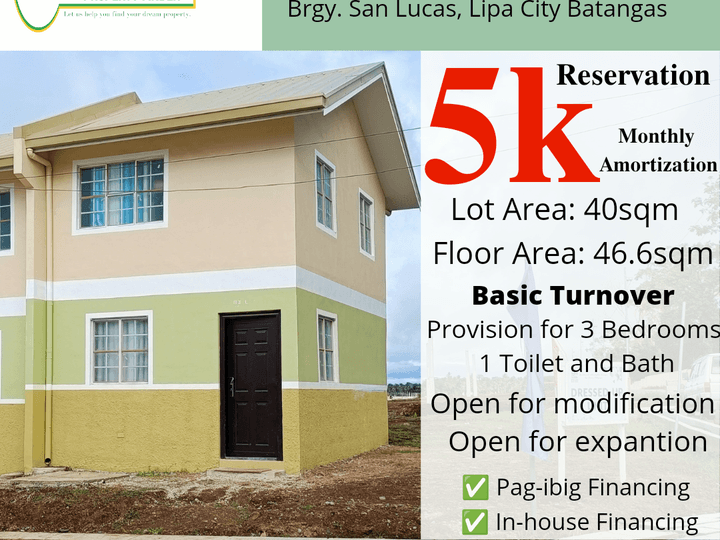 Most affordable townhouse in Lipa Batangas