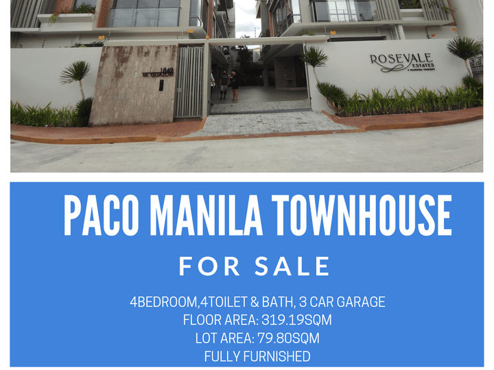 Paco Manila townhouse