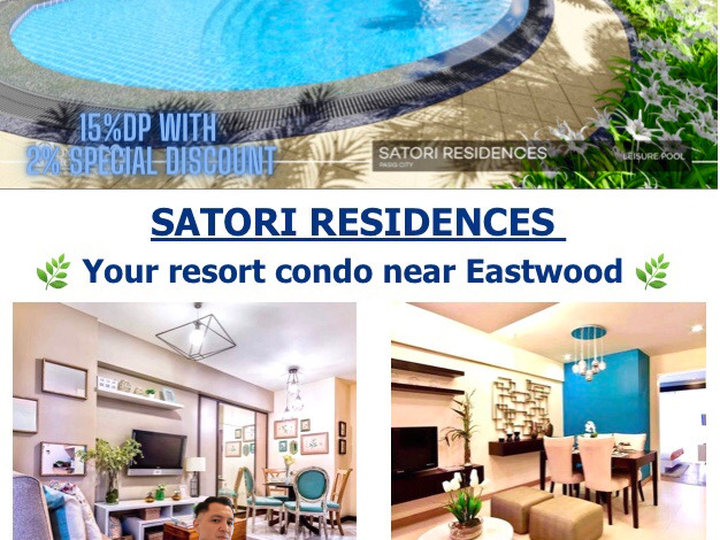 2 Bedroom Pre Selling Condominium in Pasig The Satori Residences