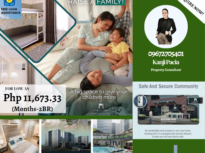 48.53 sqm 2-bedroom Condo For Sale in Las Piñas Metro Manila