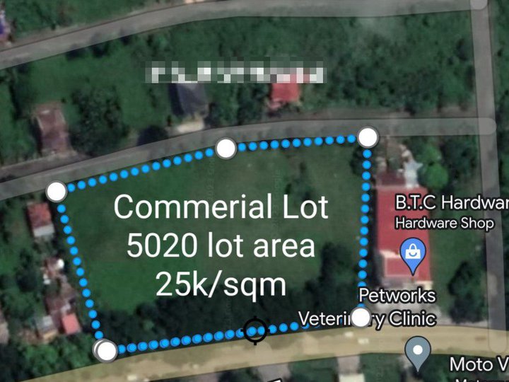 1,020 sqm Commercial Lot For Sale in Pila Laguna