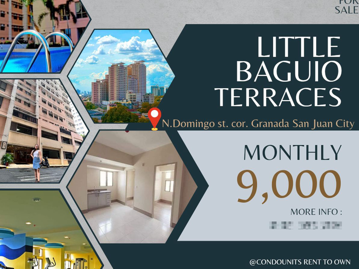9,000/MONTH for 2BR Condo near Cubao/Greenhills!