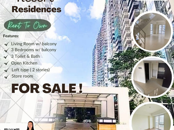 CORNER UNIT PENTHOUSE 3BR - 25K/month FOR SALE!