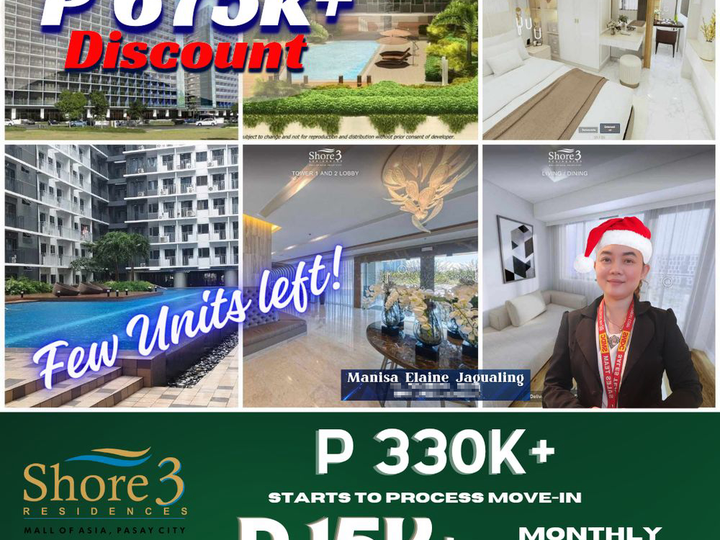 26.00 sqm 1-bedroom Condo For Sale in MOA Complex, Pasay City