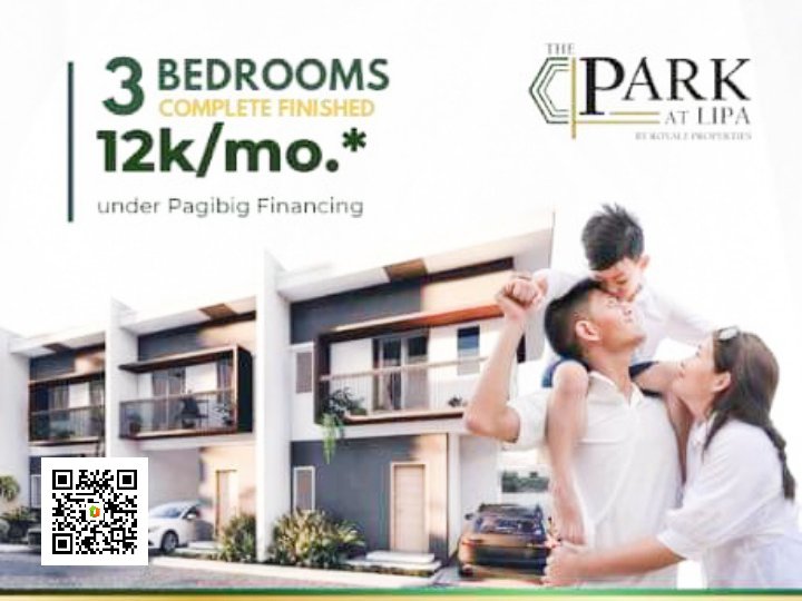 12k/months-3-bedroom Townhouse For Sale in Lipa Batangas