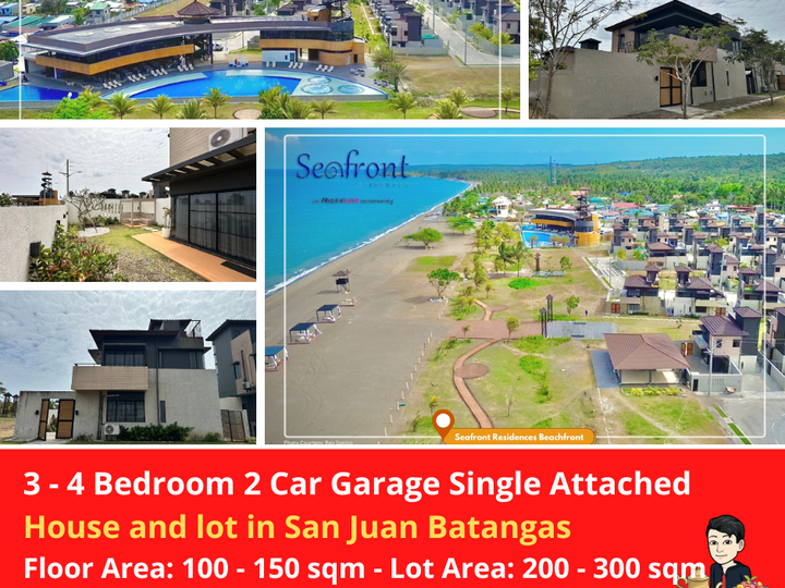 House and lot in San Juan Batangas - 3 - 4 Bedroom 2 Car Garage Single Attached