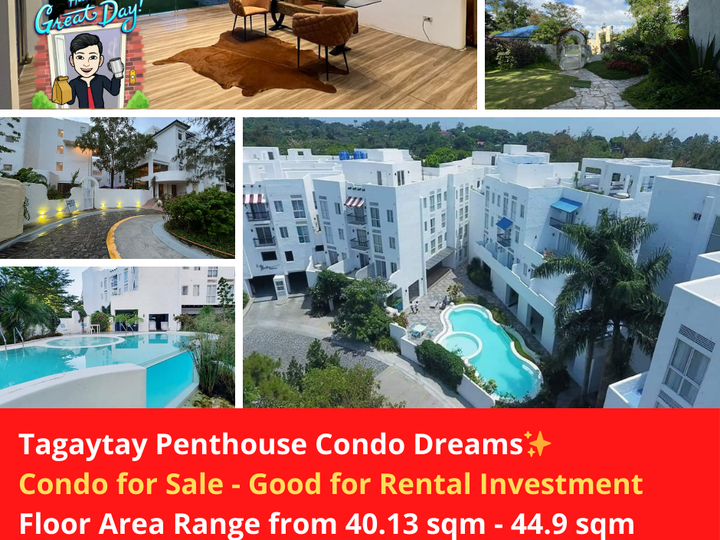 Ready For Occupancy  2-bedroom Condominium For Sale in Tagaytay