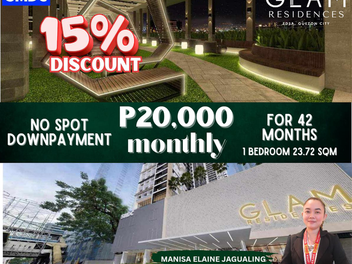 23.72 sqm 1-bedroom Condo For Sale in Quezon City / QC Metro Manila