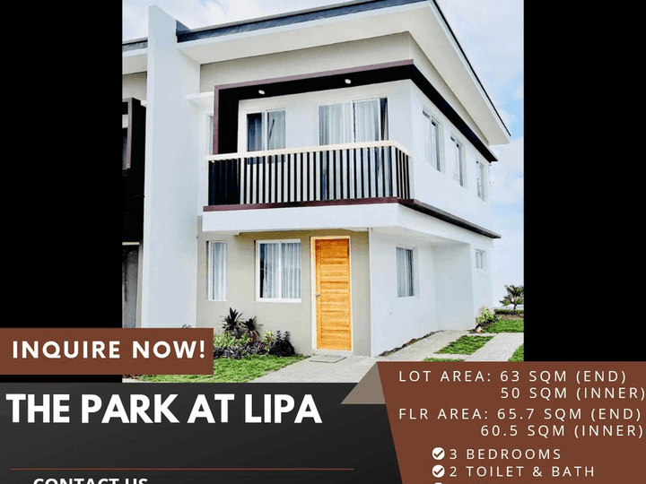 3 Br Complete Finished Townhouse in Lipa City