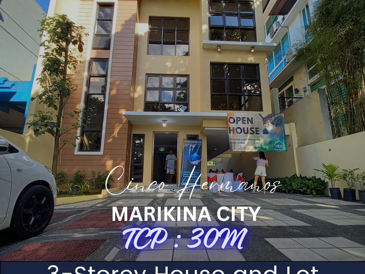 4B Bedrooms House and Lot with Spacious Car Garage in Marikina
