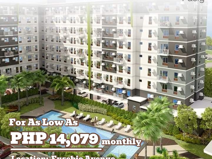 FOR AS LOW AS / PHP 14,079 MONTHLY / RENT TO OWN CONDO IN PASIG!!!