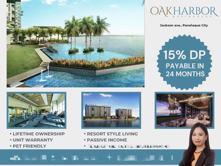 DMCI Condo for Sale in Paranaque near Okada Ready for occupancy Oak Harbor Residences 2 Bedroom