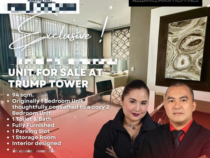 Exclusive Listing | Foreign-Owned Luxury 2-Bedroom Unit at Trump Tower Manila