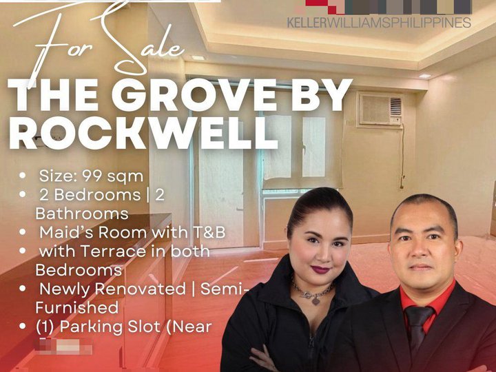 Pre-Owned 99.00 sqm 2-bedroom Residential Condo For Sale in The Grove by Rockwell Pasig