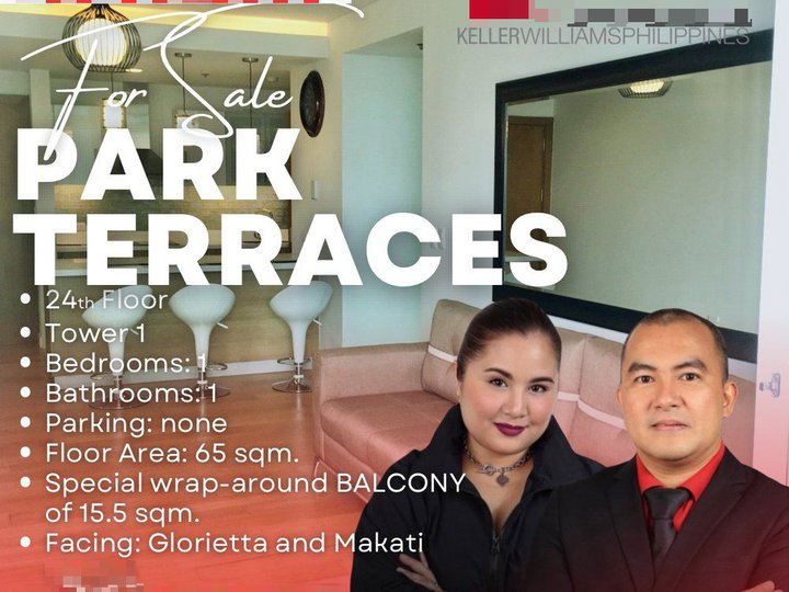 Pre-Owned 65.00 sqm 1-bedroom Residential Condo For Sale in Park Terraces Ayala Center Makati