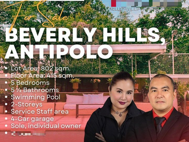For Sale: 5 Bedroom Home Corner Lot with Private Pool & Income Potential in Beverly Hills, Antipolo