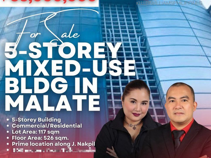 5-Storey Commercial Residential Building For Sale in Malate Manila