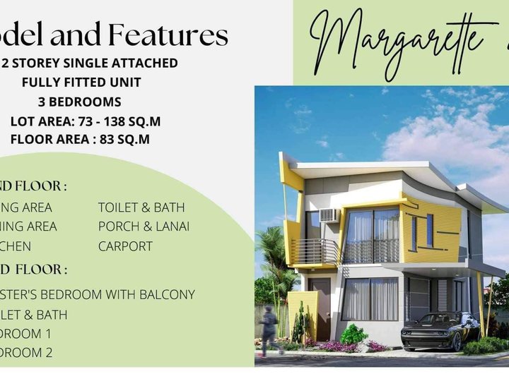 2 Storey Single Attached House For Sale in Liloan Cebu