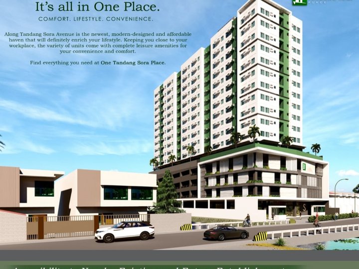 One Tandang Sora Place Pre Selling Condominium in Quezon City