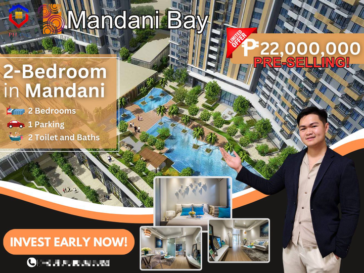 2-Bedroom Condo w/ Balcony in Mandani Bay, Mandaue, Cebu