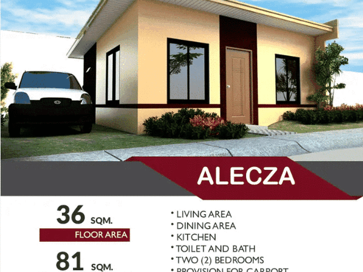 ALECZA BUNGALOW FOR AS LOW AS 10,000