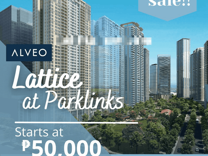 For Sale Studio Condo at The Lattice at Parklinks, Pasig City