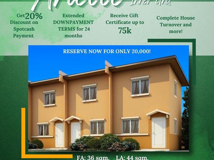 Available 36 sqm. Townhouse with 2-BR in Sorsogon City