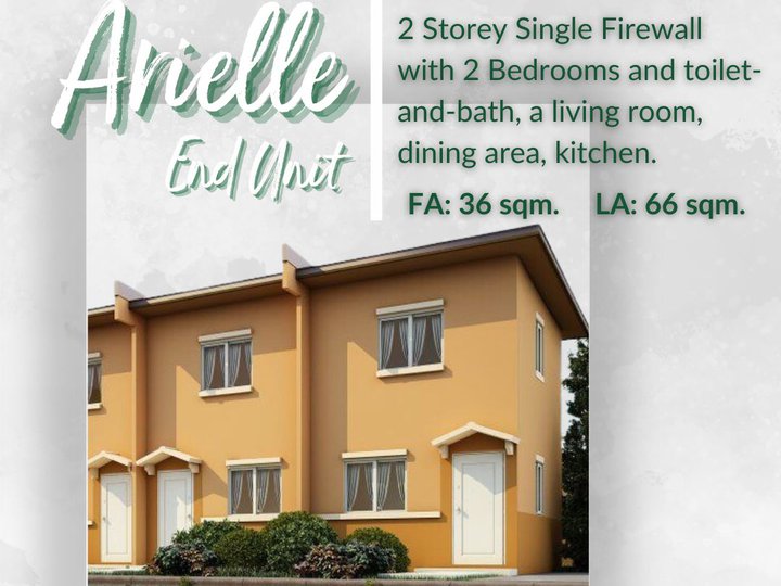 Arielle End Unit With 2-BR Townhouse in Sorsogon City