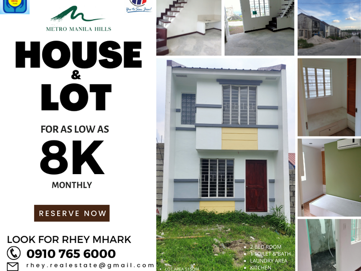 2-bedroom Townhouse For Sale in Rodriguez (Montalban) Rizal