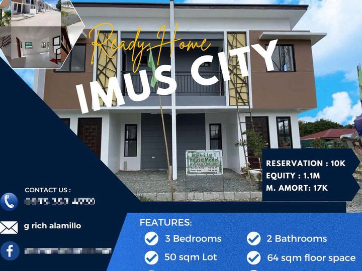 3-bedroom Townhouse For Sale in Imus Cavite