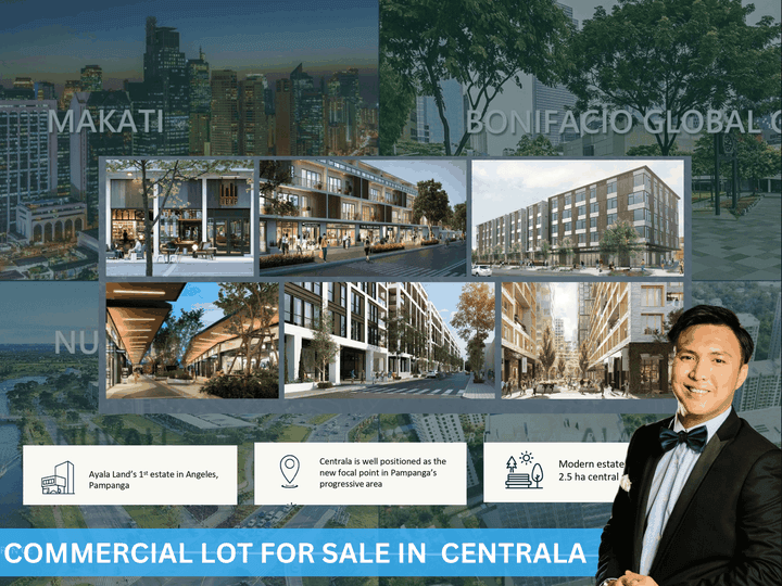 Commercial Lot For Sale in Centrala by Ayala Land in Angeles Pampanga