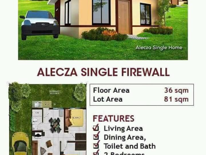Alecza Unit - Affordable House and Lot in Bria Homes