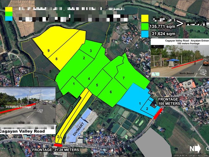 20.91 hectares along highway San Ildefonso Bulacan. 31.28 meters frontage