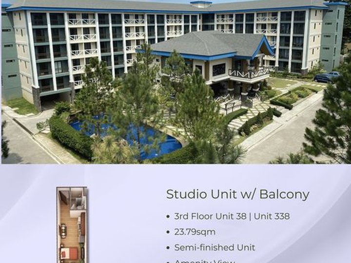 FOR SALE: Pine Suites Building 3 - Studio Unit with Balcony