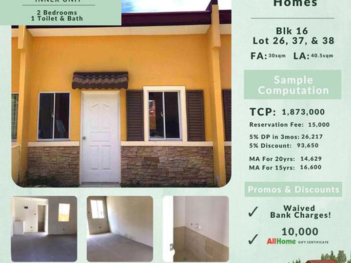 2 Bedrooms RFO in Trece Martires Cavite