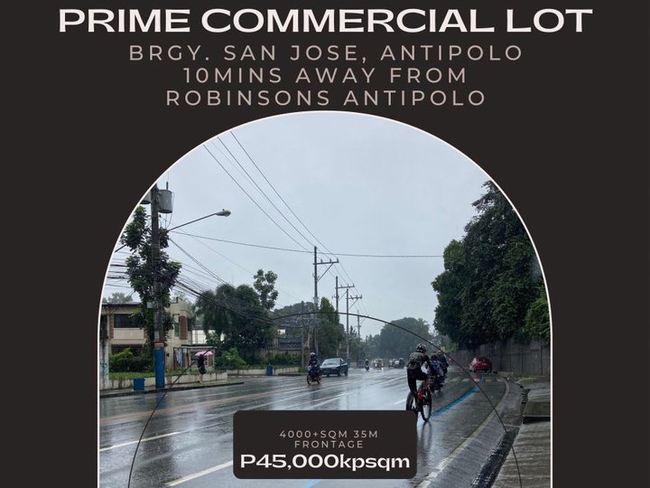 4000+ sqm Prime Commercial Lot for sale