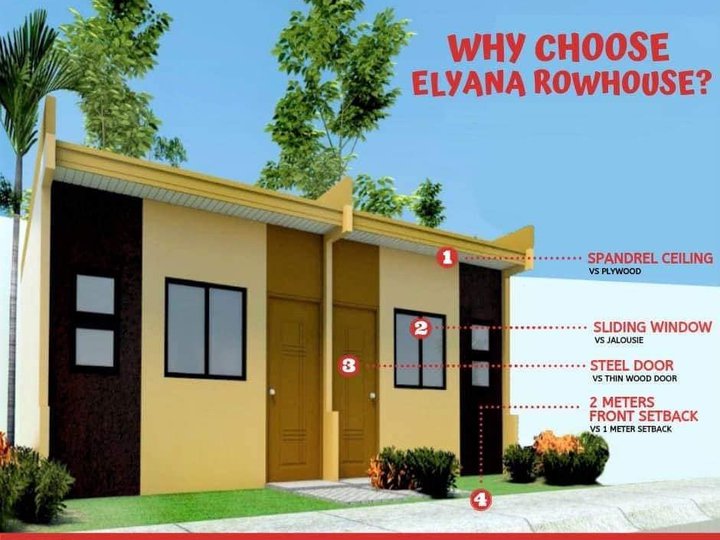 BRIA HOMES offers ELYANA rowhouse in BALINGASAG