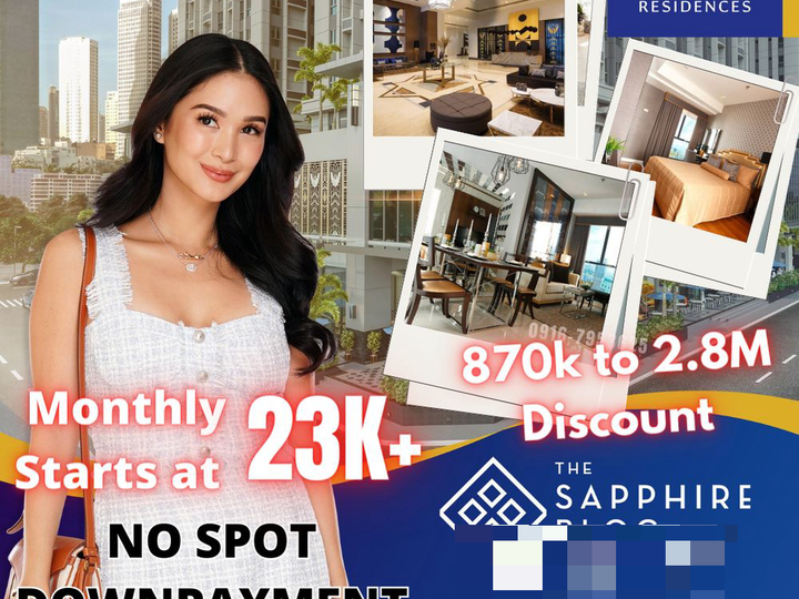 NO SPOT DP Affordable Studio Unit for sale at The Sapphire Bloc Near Meralco