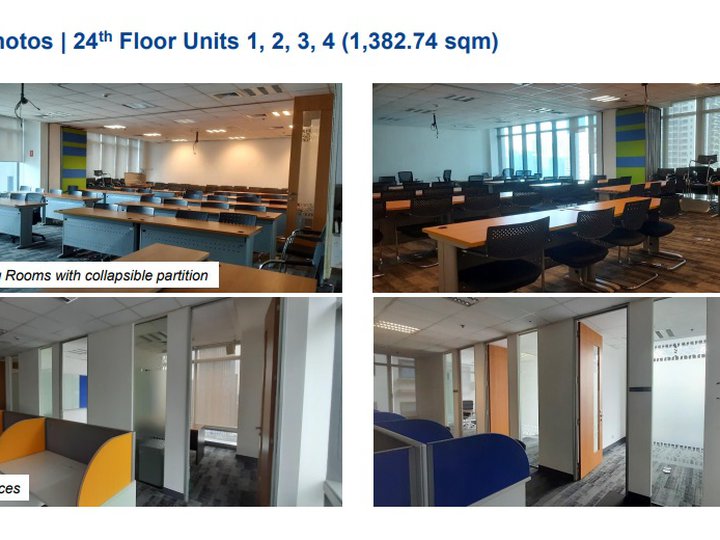 BGC Office Space for Lease FITTED Whole Unit 1,382.74sqm 24th NHL00034