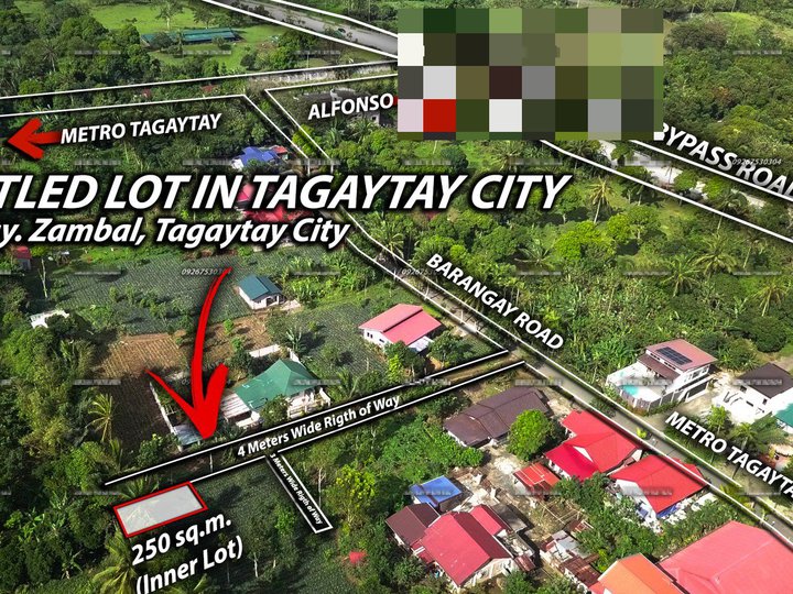 250 sqm - Residential Lot For Sale in Tagaytay Cavite