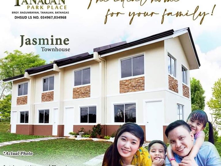 House and Lot For Sale at Tanauan Park Place Jasmin Townhouse