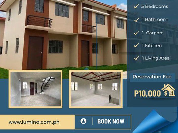 3-bedroom Townhouse and Lot For Sale in Binangonan Rizal