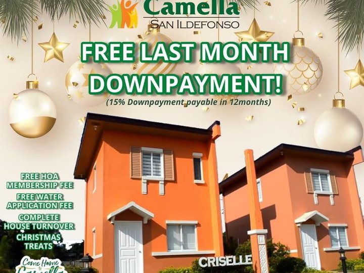 Pre Selling Criselle in Camella San Ildefonso