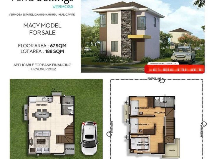 For Sale Reopen Pampanga House & Lot, Avida Verra Vermosa, Imus Cavite