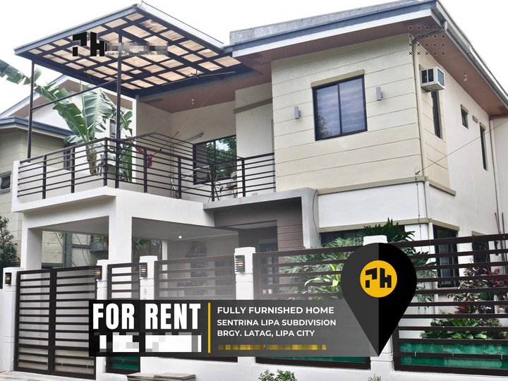 Fully Furnished 3-Bedroom House For Rent in Lipa Batangas